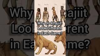 Why Do Khajiit Look Different Each Game? #skyrim #lore #tes #eso #Oblivion #morrowind #bethesda