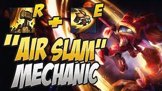 SECRET POPPY Mechanic "The AIR SLAM" - League Of Legends