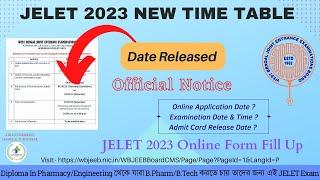 JELET 2023 APPLICATION FORM | JELET ONLINE FORM FILL UP 2023|JELET 2023 TIME TABLE|FULL INFORMATION