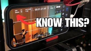 Blackmagic camera app TOP TIPS