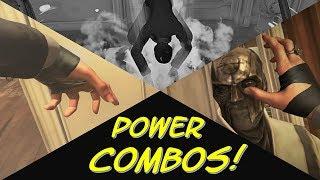 【Dishonored 2】 Creative Power Combos! (High Chaos)