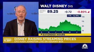 Disney CFO Hugh Johnston on Q3 earnings: Very optimistic about the future