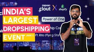 Roposo Clout X Shopify India's Biggest Dropshipping Event | Ft. Rito  | The Oberio, Gurgaon, 2023 