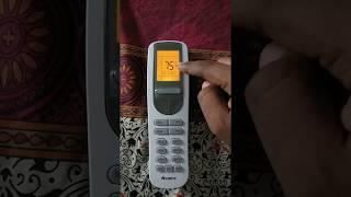 How to shift between Celsius to Fahrenheit in Gree Ac Remote