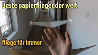 Gute papierflieger falten, bester papierflieger der welt! Papierflieger falten der weit fliegt