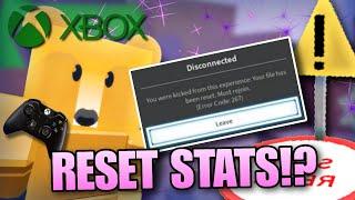 Resetting Stats on CONSOLE!!! | Roblox Bee Swarm Simulator Test Realm