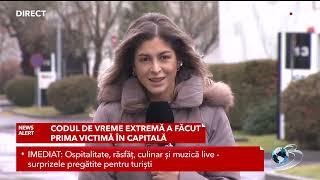 Vremea extremă: prima victimă a codului roșu în Capitală