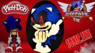 Huevo Sorpresa Gigante de Sonic.exe Malvado de Plastilina Play doh en Español Creepypasta