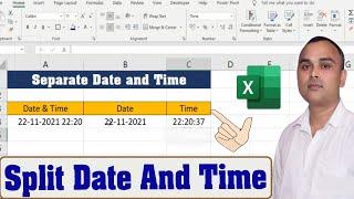How To Split Date and Time in Excel | Separate Date and Time in Excel |