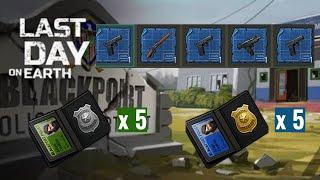{GREEN} vs. {BLUE} BOX OPENING! (Police Station) - Last Day on Earth: Survival