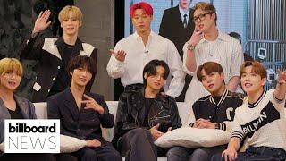 ATEEZ Talk Billboard Chart Success, React to ATINY "Bouncy" Dance Videos,  & More | Billboard News