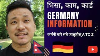 GERMANY  INFORMATION FROM A TO Z III VISA III WORK III CARD