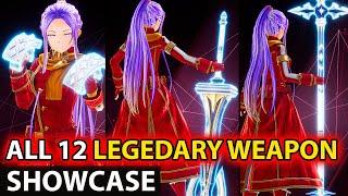 All 12 Legendary Divine Beast Weapons Full Showcase - Sword Art Online Last Recollection