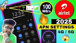 Airtel APN Settings 4G/5G 2025 | Airtel Network Problem Solution | Airtel Internet Not Working,Net