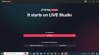 Download TikTok Live Studio for PC