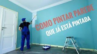 #PintorPofissional Como Pintar Parede que já está Pintada