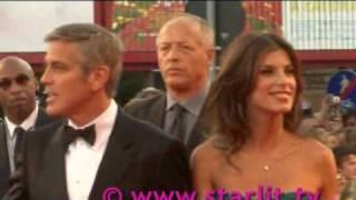George Clooney and Elisabetta together at venice Film festival