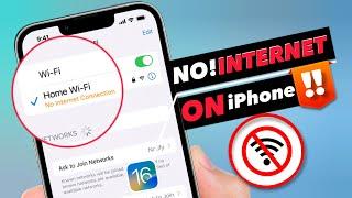 Fix Wi-Fi Connected but No Internet Connection on iPhone Running iOS 16