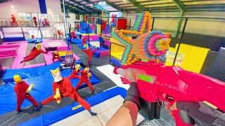 Nerf War | Amusement Park Battle 109(Nerf First Person Shooter)