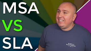 What Is The Difference Between a MSA & SLA & What You Need To Know!