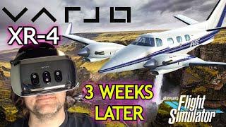 Varjo XR-4 Over 3 WEEKS Later + RANT! A Somnium VR1 Beater? FULL Flight UK-USA Leg 2 T-Duke in MSFS