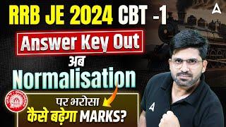 RRB JE Answer Key 2024 | अब Normalisation पर भरोसा, कैसे बढ़ेगा Marks?