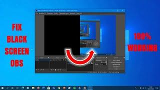 How to FIX OBS black screen with INTEL and AMD graphics [100% working on Windows 10]