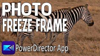 Create A Photo Freeze Frame Effect | PowerDirector App