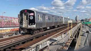 New York Subway over the Williamsburg Bridge - Such a Fun Place to Film! (J/Z/M Trains) - Brooklyn