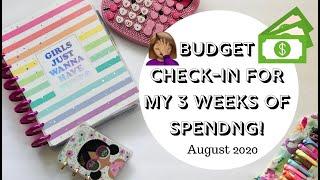 3 WEEKS of MY Weekly SPENDING CHECK - IN | GOT MY NAILS DID! | #budgetwithme | AUGUST 2020