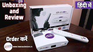 d2h Stream Android Box Unboxing and Review in Hindi | Two Cousin Store