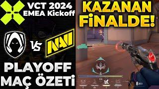 Team Heretics vs NAVI YARI FİNAL MAÇ ÖZETİ | VALORANT 2024 EMEA Kickoff