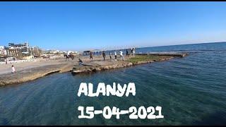  АЛАНИЯ 15 Апреля Пляжи района Оба и прекрасное море Турция 2021