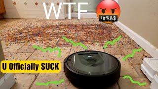 I covered my FLOOR with 50,000 Orbeez and regret it  - Will the Roomba Survive 