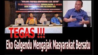 TEGAS !!! Eko Galgendu Mengajak Masyarakat Bersatu#jokowi #gibran #ilc #tvone #fnn #gnpf #news