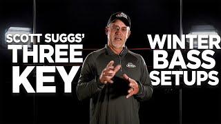 Scott Suggs’ Three Key Winter Bass Setups