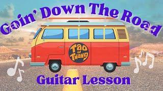 Goin' Down The Road Feelin’ Bad // Rhythm & Riffs // EASY To INTERMEDIATE Guitar// With JAM TRACK