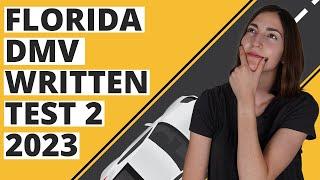 Florida DMV Written Test 2 2023 (60 Questions with Explained Answers)