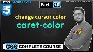 caret color in css for beginners in hindi cursor color change with css  - #20