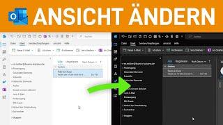 ️ Outlook Ansicht ändern (Tipps für die optimale Einstellung!)