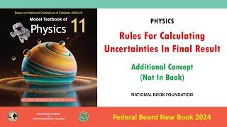 Rules For Calculating Uncertainties In Final Result (Additional Concept) | National Book Foundation