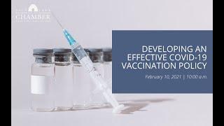 Developing an Effective COVID-19 Vaccination Policy