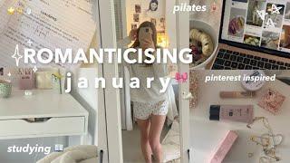 ROMANTICISING JANUARY | pinterest inspired, studying, pilates class & brunch