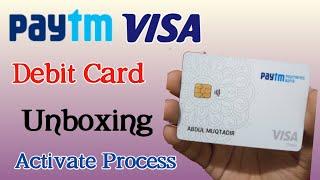 Paytm Visa Debit Card Unboxing / Paytm Payment Bank Visa Debit Card Unboxing