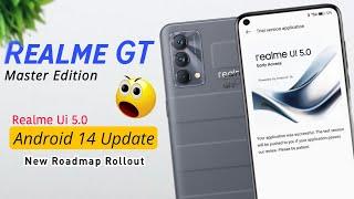 Android 14 Update in Realme GT master Edition | New Roadmap | Realme Ui 5.0 in Realme GT Master 