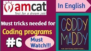 Much needed logics for AMCAT Automata questions coding - getting input for matrix ||CODDYMADDY