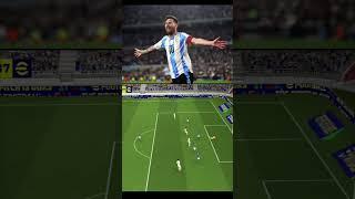 David Villa shot hit tge post Messi Goall   #efootball #messi #davidvilla #goal #win #champion #rm