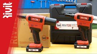 RIV710/RIV720 rivettatrici a batteria per rivetti a strappo