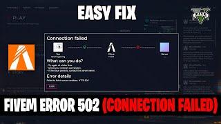 How to Fix FiveM Error Generating ROS Entitlement Token 502 in Fivem Client while playing GTA V