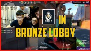 How Radiant player plays in Bronze lobby | @consz